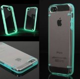 EVERMARKET(TM) Luminous Style Glowing in the Dark Hard Bumper Skin Back Case Cover for iPhone 5 5S , Light Blue