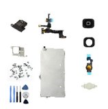 Sellicase© Full Set Parts for iPhone 5C LCD Display & Touch Screen Digitizer Assembly+ Black Home Button