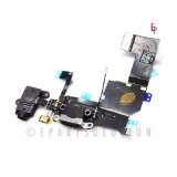 ePartSolution- iPhone 5S Black Charger Charging Port Dock Connector Flex Cable USB Port Charging Port USA Seller