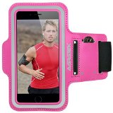 AARATEK Pro Sport Armband for iPhone 6,6s, Galaxy S6,S5,S4, iPods … (Pink) – Rated #1 – Best for running, workouts, cycling, fitness, or any activity outside or in the gym!