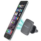 Car Mount, Nekteck Magnetic Cradle-less Universal Car Phone Air Vent Holder with Swivel for iPhone 6S/ 6 6 Plus, 5, 5s, 4, Samsung Galaxy S6/S7 Edge Plus S5 Note 5 4 3, LG G5, Nexus 6P 5X More, Black