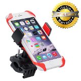 Bike Mount,Levin Universal Smartphone Bike Mount Holder with 360 dgree Rotate for iPhone 6s /6 /5s /5c/5,Samsung Galaxy S5/S4/S3, Google Nexus 5/4, LG G3, HTC and GPS Device