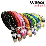 Wires That Work 3366956 Braided Nylon 8 Pin to USB Lightning Charging Cables for iPhone 5,5C,5S,6,6 Plus, iPad 4 Mini, iPod Touch 5,Nano 7 – 2 Pack – Assorted Colors