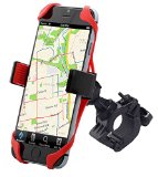 Bike Mount, Liger Universal “SuperGrip” Bike Mount Handlebar Holder for iPhone 6S 6/5s/5c/4s, Galaxy S5/S4/S3/S2, HTC One & Other Smartphones & GPS Holds Devices Up To 3.5in Wide.