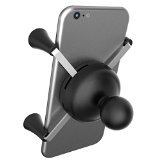 Ram Mount Cradle Holder for Universal X-Grip Cellphone/iPhone with 1-Inch Ball - Non-Retail Packaging - Black