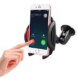 PLAY X STORE Universal Adjustable Car Mount Dashboard/ Windshield Car Holder Cradle For Iphone,Samsung,LG,Smartphone