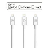 iPhone 6s Plus Cable,Dreo® 3 Pieces [MFI Apple Certified] Lightning Cable 3 ft 8 Pin to USB SYNC Cable Charger Cord for Apple iPhone 5/5s/5c,6/6s,6/6s Plus,iPod,iPad Mini,iPad,iPad Air(3 Pieces Combo)