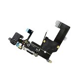 iphone 5 Charging Port ,Johncase Original Black Charging Port Flex Cable Replacement Accessories for iphone 5