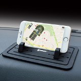 IPOW New Silicone Pad Dash Mat Cell Phone Car Mount Holder Cradle Dock For Phone Samsung S5/S4/S3/iPhone 4/5/5s/6/6S(plus) and GPS,BlackTable Personal Computer Holder