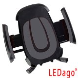 Car/Motor/Bike 3-in-1 Mounts, DaGou Universal Car, Bike, Motors Vent Mount Holder / Cradle – Compatible with All Smartphones, including IPhone 4, 4S, 5, 5S, 5C, 6, 6 Plus – Samsung Galaxy S3, S4, S5 – Galaxy Note 2, 3 – LG, G2 – Motorola Moto X Droid HTC One, Nexus 5 (Car Vent Mount) (Black)