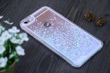 iPhone 6 Case,Liquid Quicksand Bling Love Heart Case,Adorable flowing Floating Moving Shine Glitter Love Heart Hard Case for iPhone6 6S(Bling Blue)