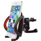 [UPGRADED COMPONENT]Car Vent Mount,IPOW Universal Cell Phone Car Air Vent Mount Holder Cradle For iPhone 6 6+ 6S 6S Plus 5S 5,iPod Touch,Samsung Galaxy S6 S6 Edge S5 S4 S3 Note 2/3