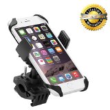 Motorcycle Phone Mount, Levin Universal Smartphone Bike Mount Holder with 360 dgree Rotate for iPhone 6s /6 /5s /5c/5,Samsung Galaxy S5/S4/S3, Google Nexus 5/4, LG G3, HTC and GPS Device ¡­