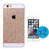 Iphone 5/5s Case, doopoo TM Luxury Beauty Diamond Shiny Sparkling Glitter with Crystal Rhinestone Pc Hard Case Cover for Iphone 5/5s (iphone 5/5s, Gold)