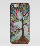 For iPhone 5C Case, Fashion Design Tree Of Life Pattern Protective Hard Phone Cover Skin Case For iPhone 5C +Screen Protector